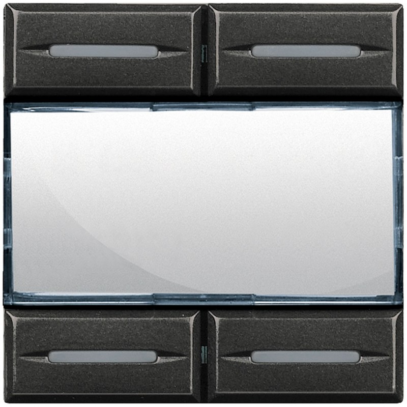 Comando Scenari Personalizzabile 2 Posti Serie Civili Bticino Axolute Scura HS4680