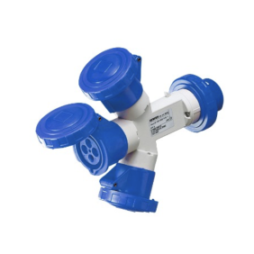 Moltiplicatore Mobile 3 Uscite IP67 2P+T Blu 16A 230V Gewiss 64024