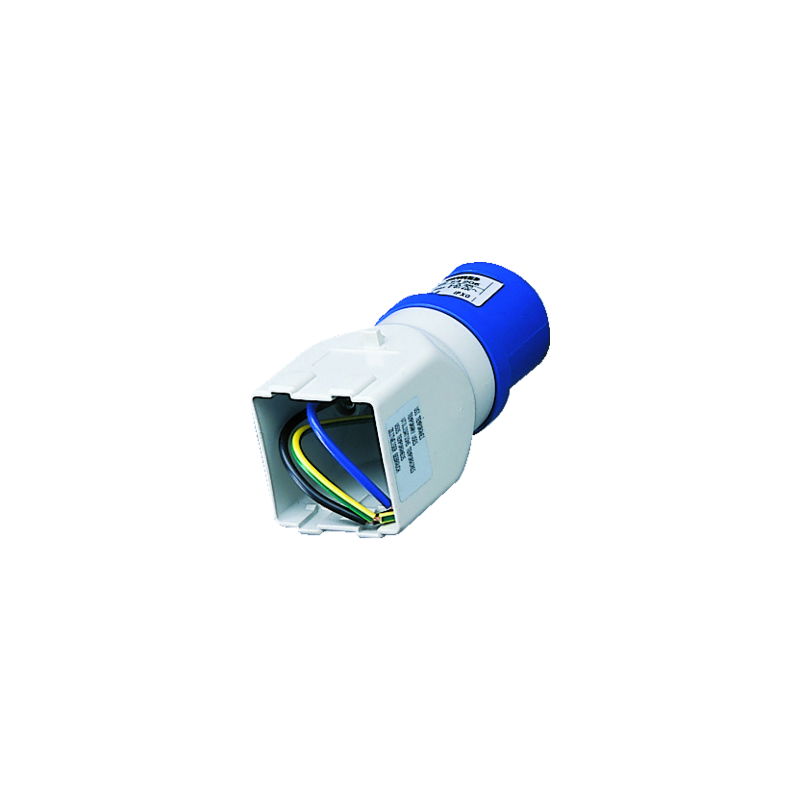 Adattatore da Presa Industriale a presa Civile 2P+T Blu 16A 230V Gewiss 64206