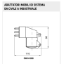 Adattatore da Presa Civile a Presa Industriale 2P+T Blu 16A 230V Gewiss 64208