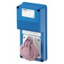 Presa Fissa interbloccata 2P 16A con Trasformatore di Sicurezza 220V/24V IP67 Gewiss 66359N