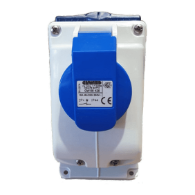 Presa Fissa interbloccata 2P+T 16A 220V IP44 Gewiss 66426