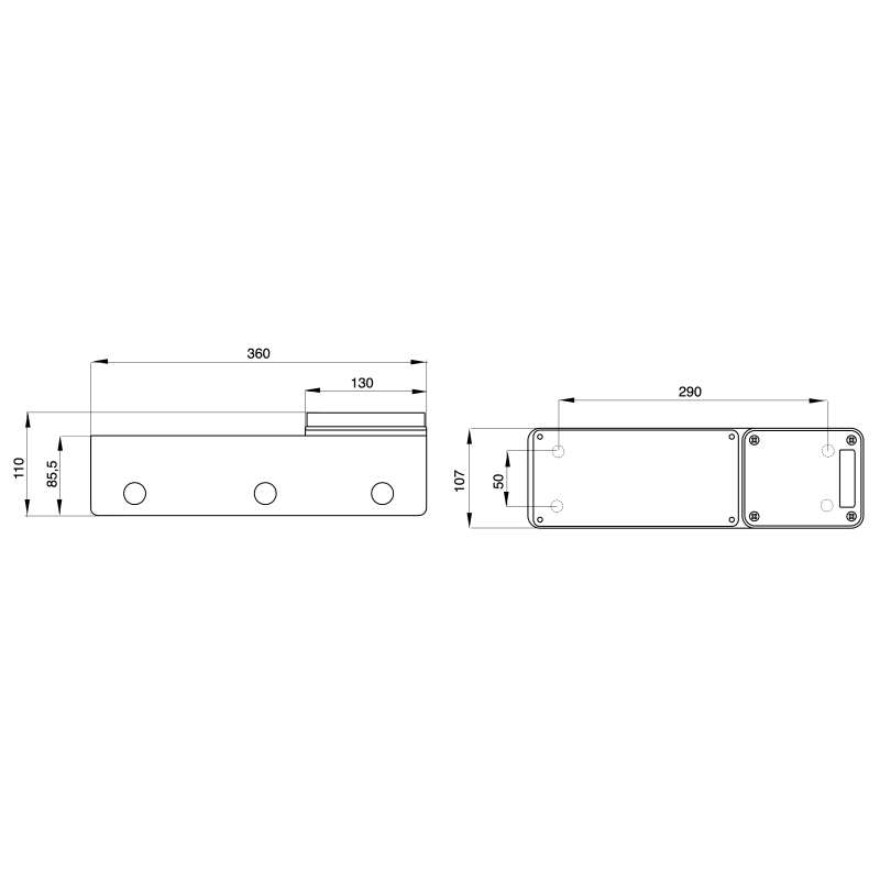 Base Vuota da parete verticale 1 Presa IP565 Gewiss 66690