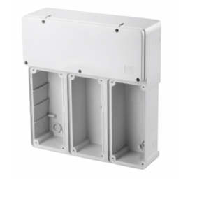 Base Vuota da parete verticale 3 Prese IP55 Gewiss 66694