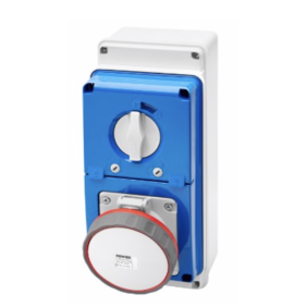 Presa interbloccata con Portafusibili 3P+T 63A 380V IP67 Gewiss 67252N