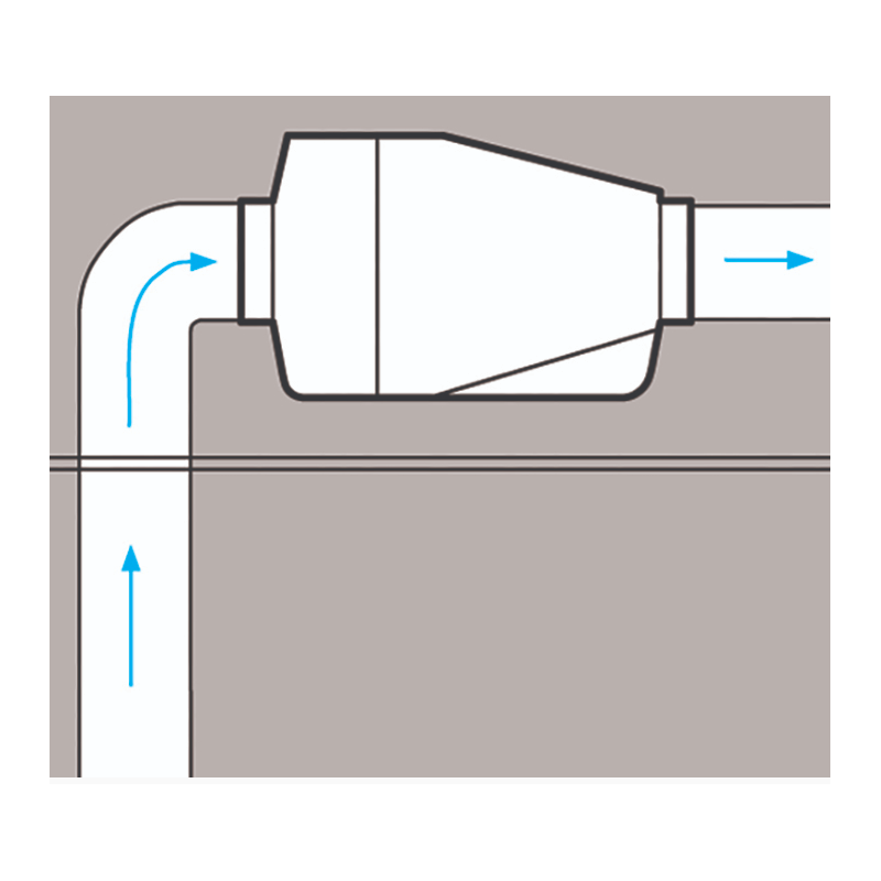 Esploso aspiratore centrifugo per condotto AXIAL K Vortice 10904