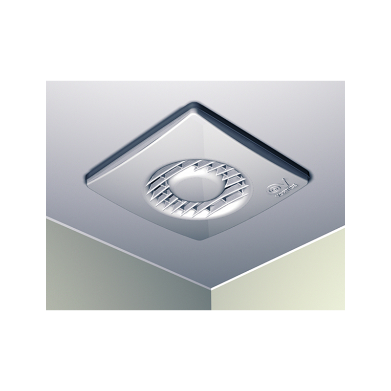 installazione Aspiratore elicoidale da muro PUNTO FILO diametro 90 mm Vortice 11122