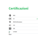 certificazioni aspiratore elicoidale da muro PUNTO FILO diametro 90 mm Vortice 11122