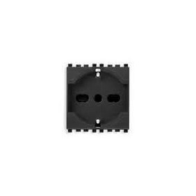 Presa Vimar Eikon 2P+T 16A universale grigio