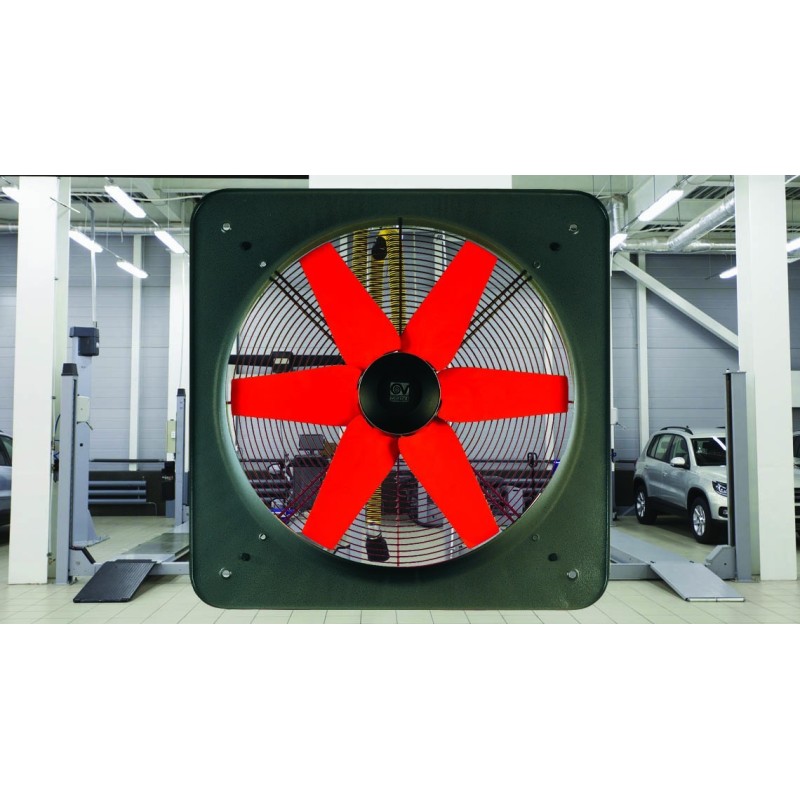 Aspiratore Elicoidale Industriale 220V/380V 300mm con Portata di 1400Mc/h Vortice E304T