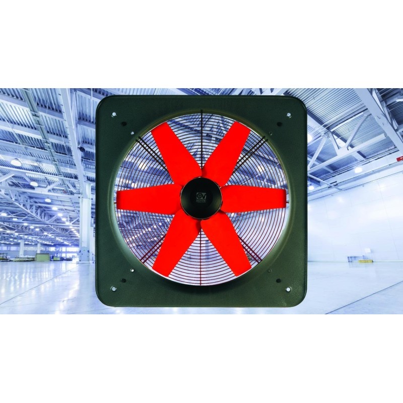 Aspiratore Elicoidale Industriale 220V 350mm con Portata di 1850Mc/h Vortice E354M