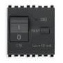 Interruttore Vimar Eikon MTDiff.1P+N C10 10mA grigio