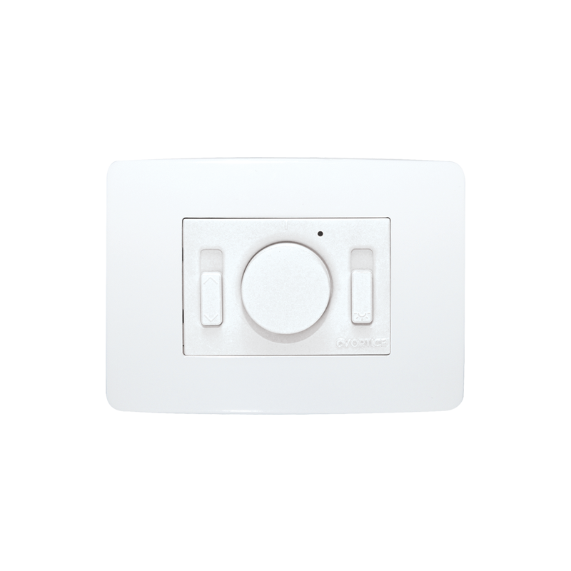 Comando a Incasso Bianco per Ventilatori con Interruttore Luce Vortice SC 503 B