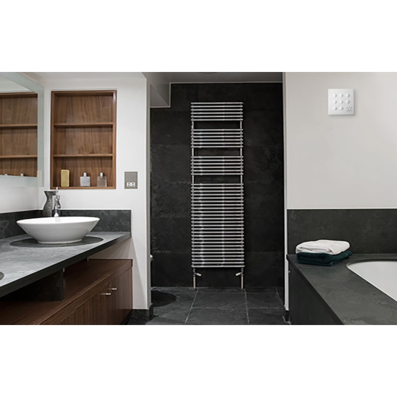 Applicazione aspiratore diametro 90 elicoidale con timer da muro PUNTO FILO MFO 90/3.5 " T Vortice 11144