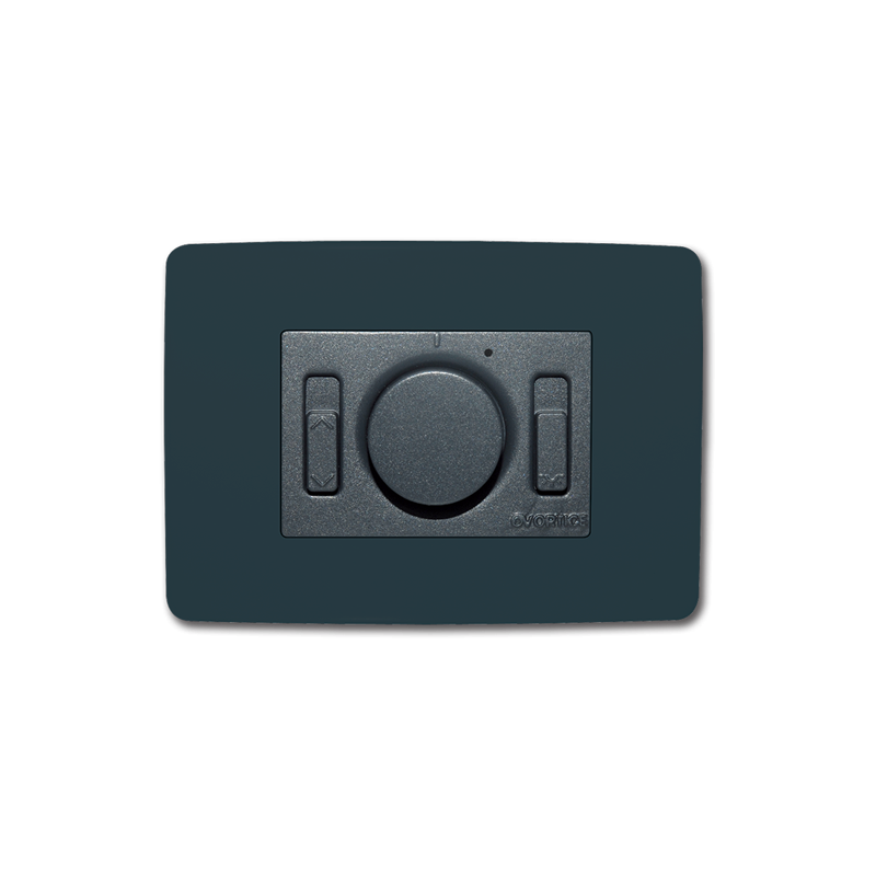 Comando a Incasso Nero per Ventilatori con Interruttore Luce Vortice SC 503 N