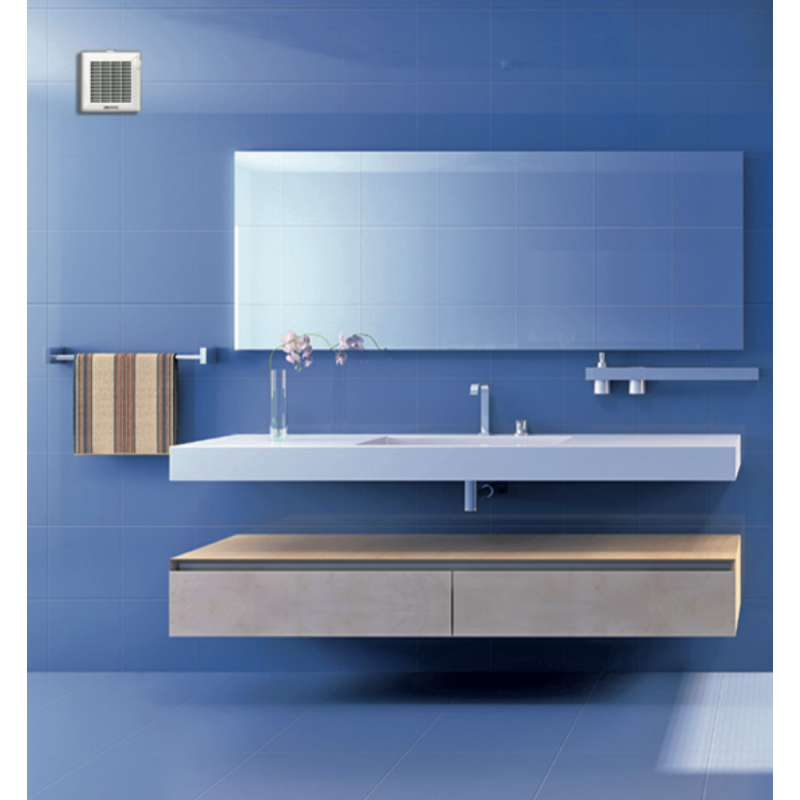 Aspiratore 120 Elicoidale da muro Apertura Automatica Vortice M120 A