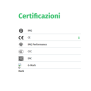 Certificazioni Aspiratore diametro 120 elicoidale da muro PUNTO FILO MFO 120/5" Vortice 11147