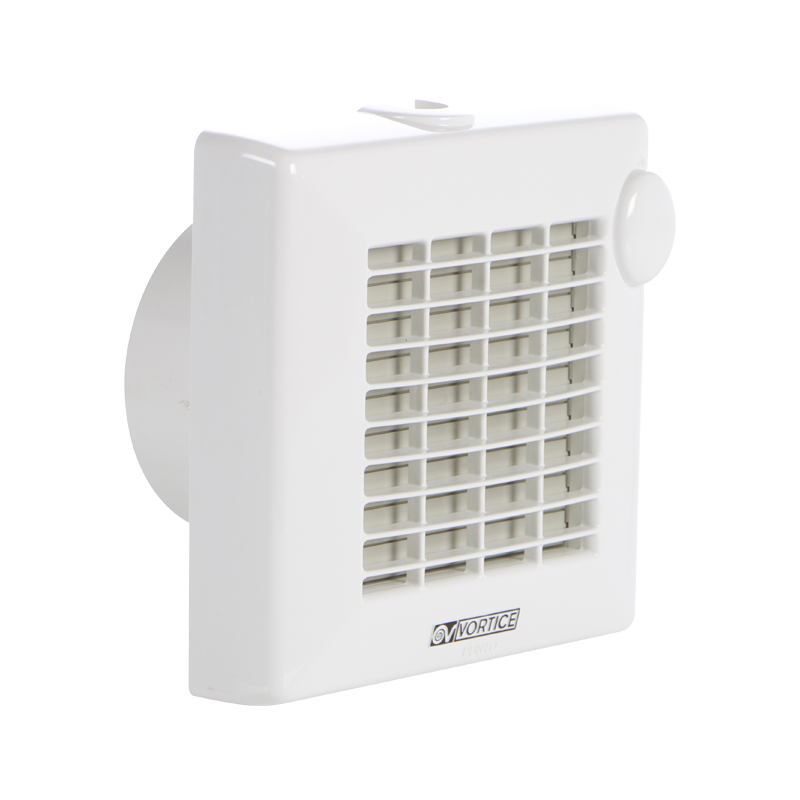 Aspiratore diametro 120 Elicoidale da muro con Timer Elettronico Vortice M120 AT
