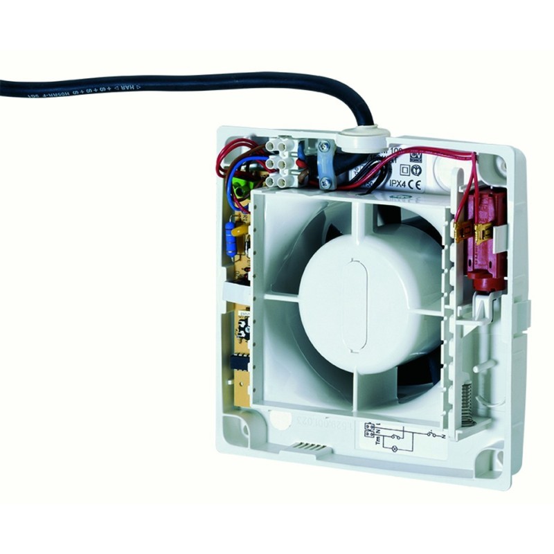 Aspiratore diametro 120 Elicoidale da muro con Timer Elettronico Vortice M120 AT