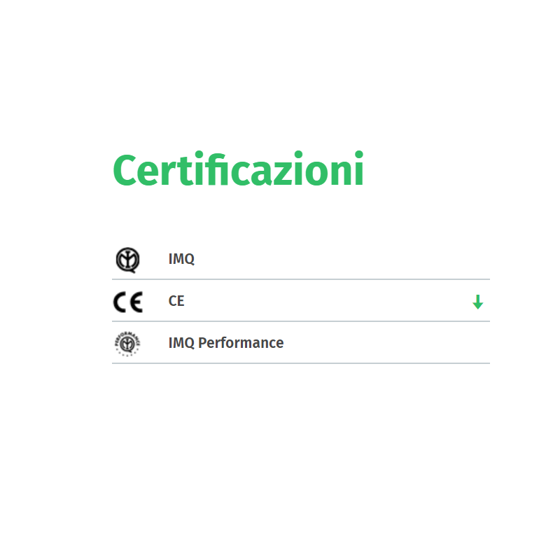 Certificazioni Aspiratore diametro 90 elicoidale da muro PUNTO M 90/3.5" Vortice 11150