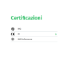 Certificazioni Aspiratore diametro 90 elicoidale da muro PUNTO M 90/3.5" Vortice 11150