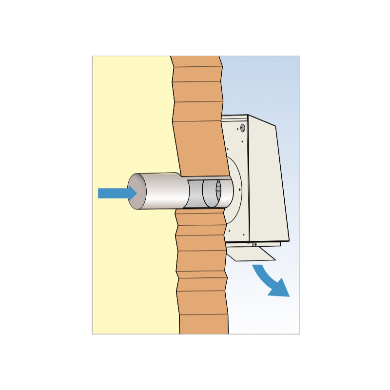 Aspiratore Centrifugo per Installazione Esterna EXT 100Elicent 2EX4034