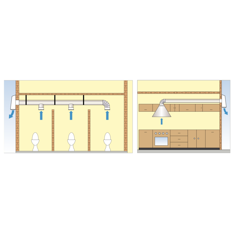 Aspiratore Centrifugo per Installazione Esterna EXT 100Elicent 2EX4034