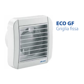 Aspiratore Elicoidale Eco Line 100 GF da Parete e da Soffitto Elicent 2MU6000