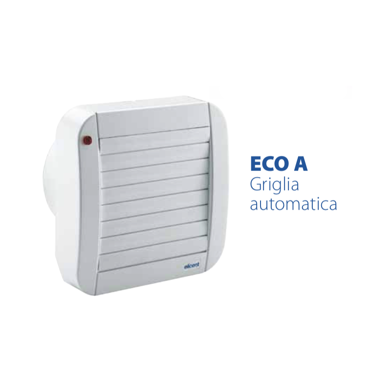 Aspiratore Elicoidale Eco Line 120A con Griglia Automatica Elicent 2MU6202