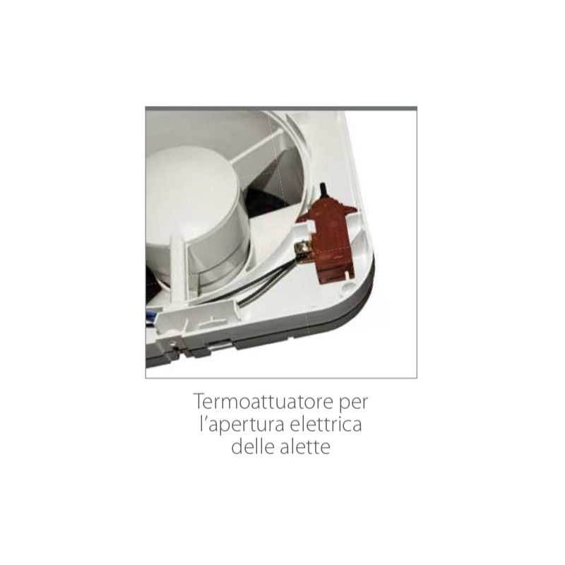 Aspiratore Elicoidale Eco Line 120A con Griglia Automatica Elicent 2MU6202