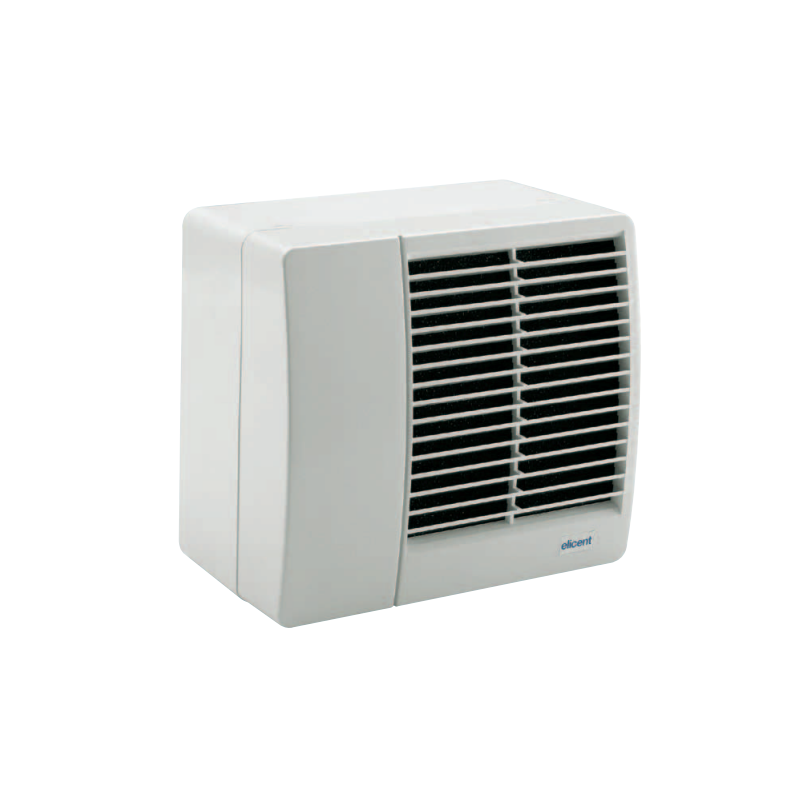 Aspiratore diametro 100 centrifugo con boccaglio angolare per espulsione in condotto Elicent 2RA1340