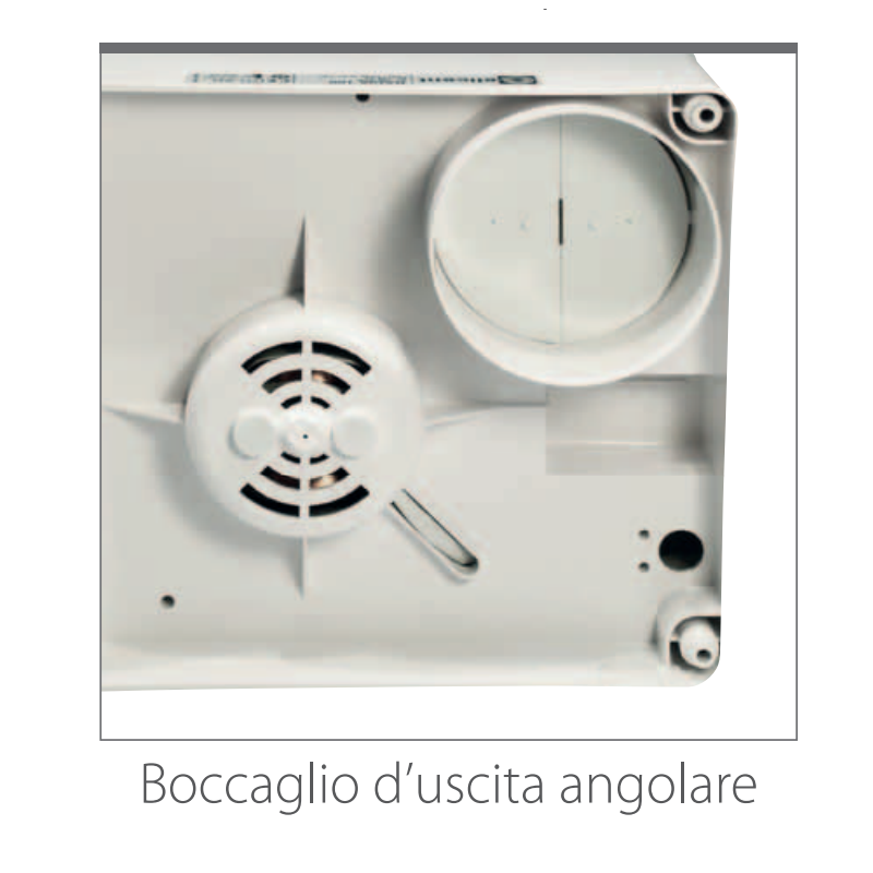 Aspiratore centrifugo Radia 80 per espulsione in condotto Elicent 2RA0840