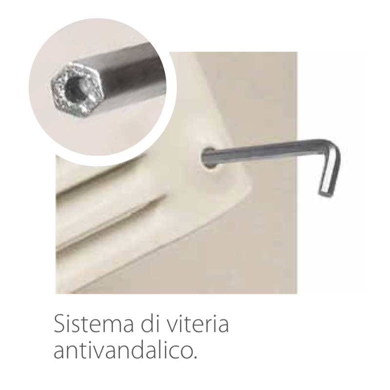 Asciugamano Elettrico Manuale HD 300  antivandalo Elicent 3EL3100