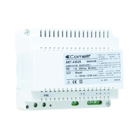 Alimentatore 12V 2.5A per Sistemi di Videosorveglianza Analogico Comelit 43025