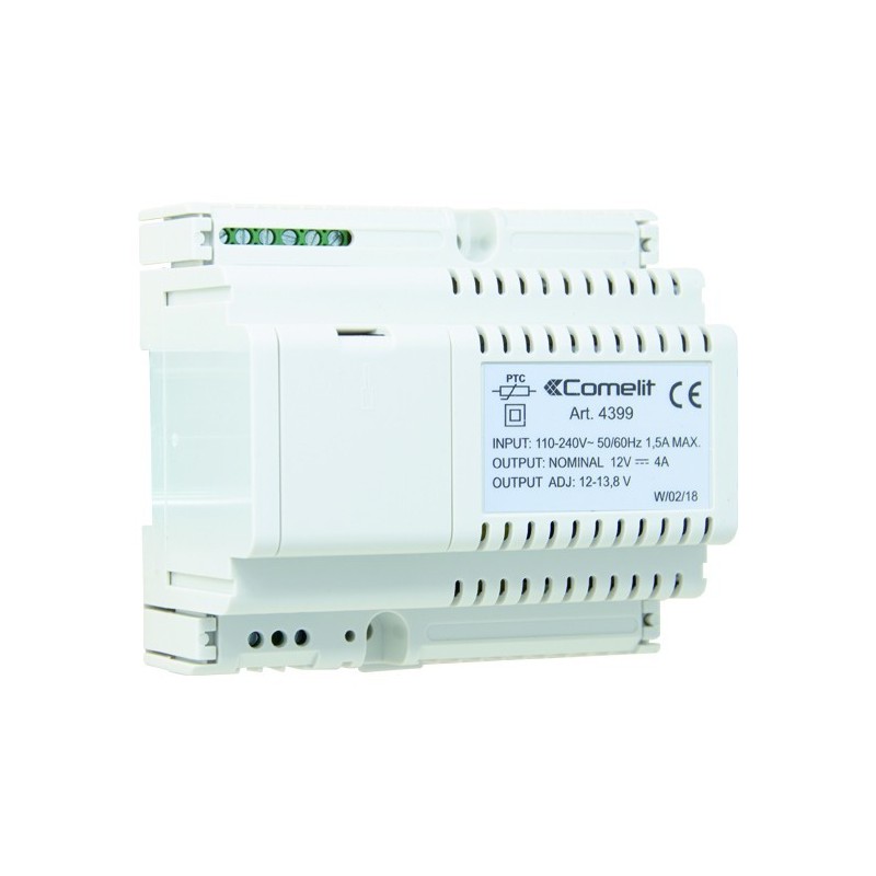 Alimentatore 12Vdc 4A Ingresso 110/240Vac Analogico Comelit 4399