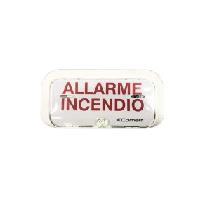 Targa Ottico/Acustica per Allarme Antincendio Comelit 48CLU003