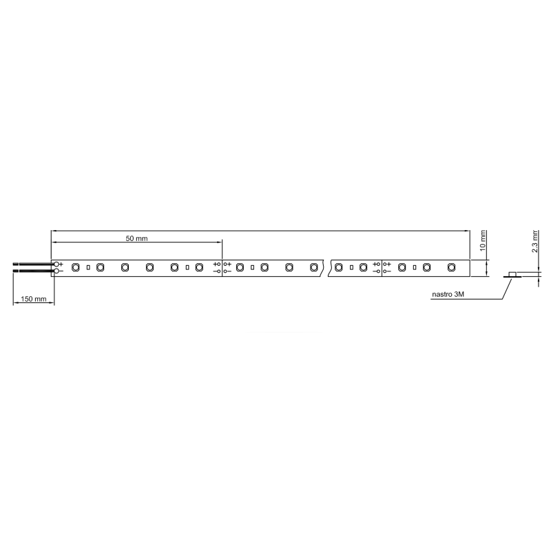 Striscia 600 Led Adesiva 5 Mt 24V IP65 SMD 120 Led/Mt Luce Naturale 4000K 120W Ledco SL120LBN65