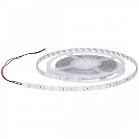 Striscia 300 Led Adesiva 5 Metri 50x50 24V  Bianco Freddo 72w Ip65