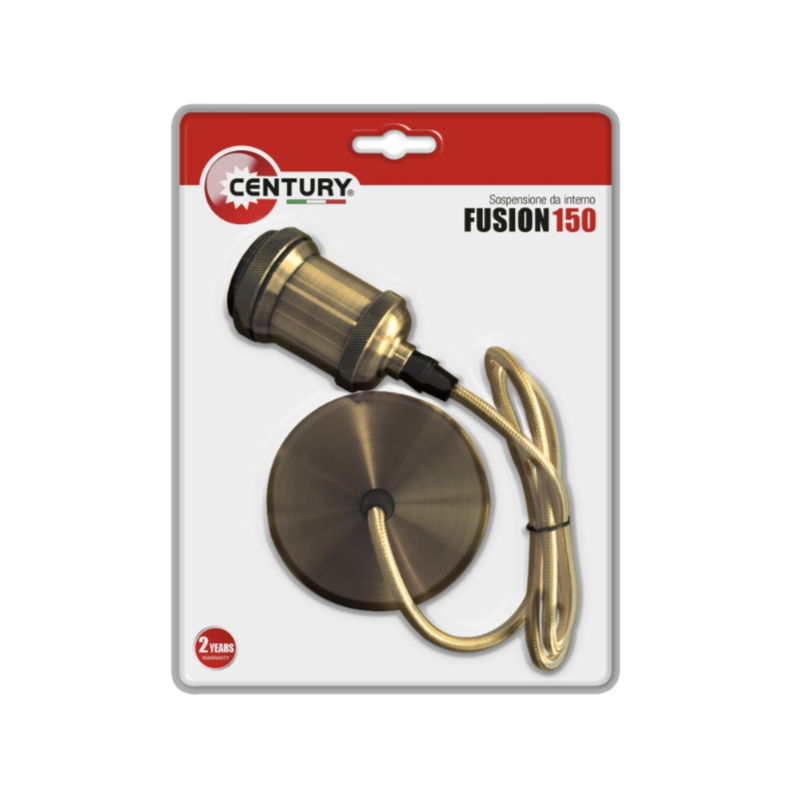 Portalampada a Sospensione Bronzo Century Fusion 150 FSBR-150
