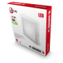 Plafoniera Quadrata a Led 18W 4000°K Luce Naturale Century PL-Quadro PQP-182240