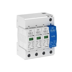 Scaricatore di sovratensione 3P+N di tipo 2 Obo 5094656