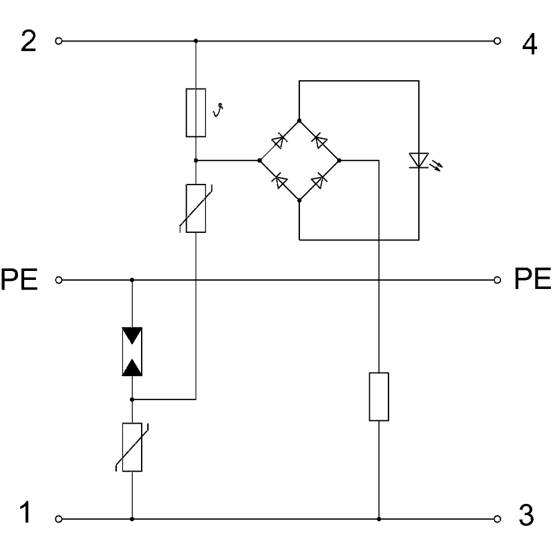 Scaricatore di sovratensione Tipo 3 1P+N 230V Din OBO 5097916