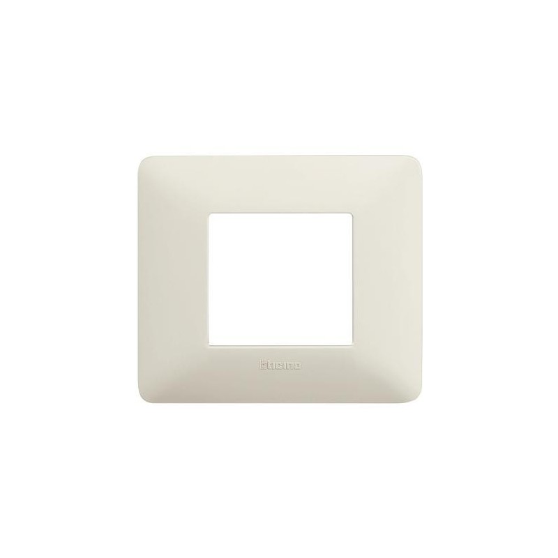 Placca Bticino Matix 2 posti Cenere AM4802BCN