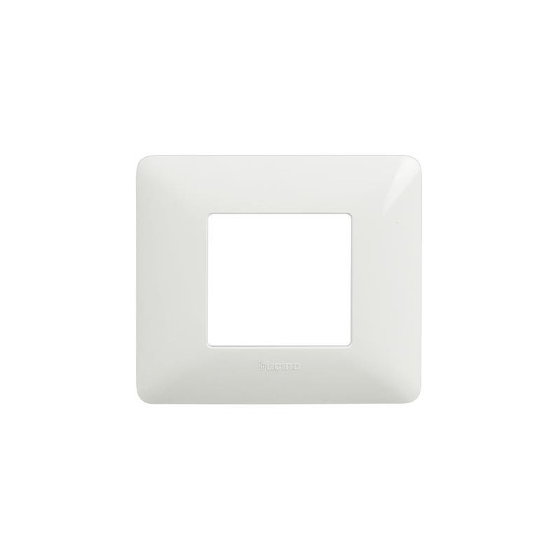 Placca Bticino Matix 2 posti Bianco AM4802BBN