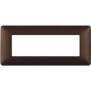 Placca Bticino Matix Marrone 6 moduli Caffe' AM4806TGG