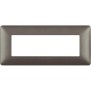 Placca Bticino Matix 6 moduli Iron AM4806MIR