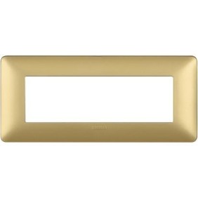 Placca Bticino Matix 6 moduli Gold AM4806MGL