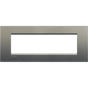Placca 7 posti quadra avenue Bticino LivingLight LNA4807AE