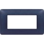 Placca Bticino Matix 4 moduli Blu Mercurio AM4804TBM
