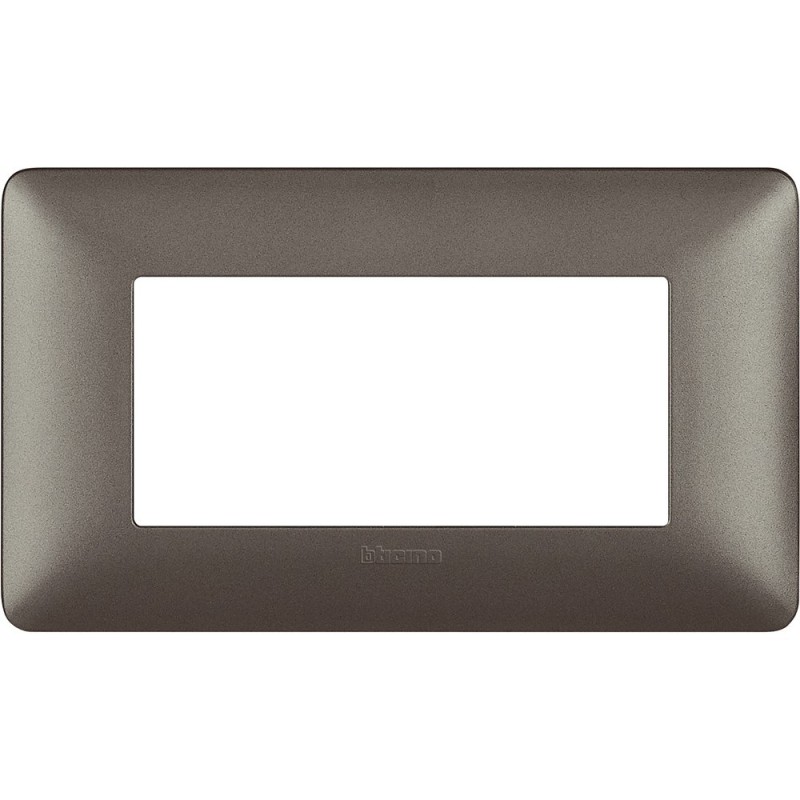 Placca Bticino Matix 4 Moduli Iron AM4804MIR